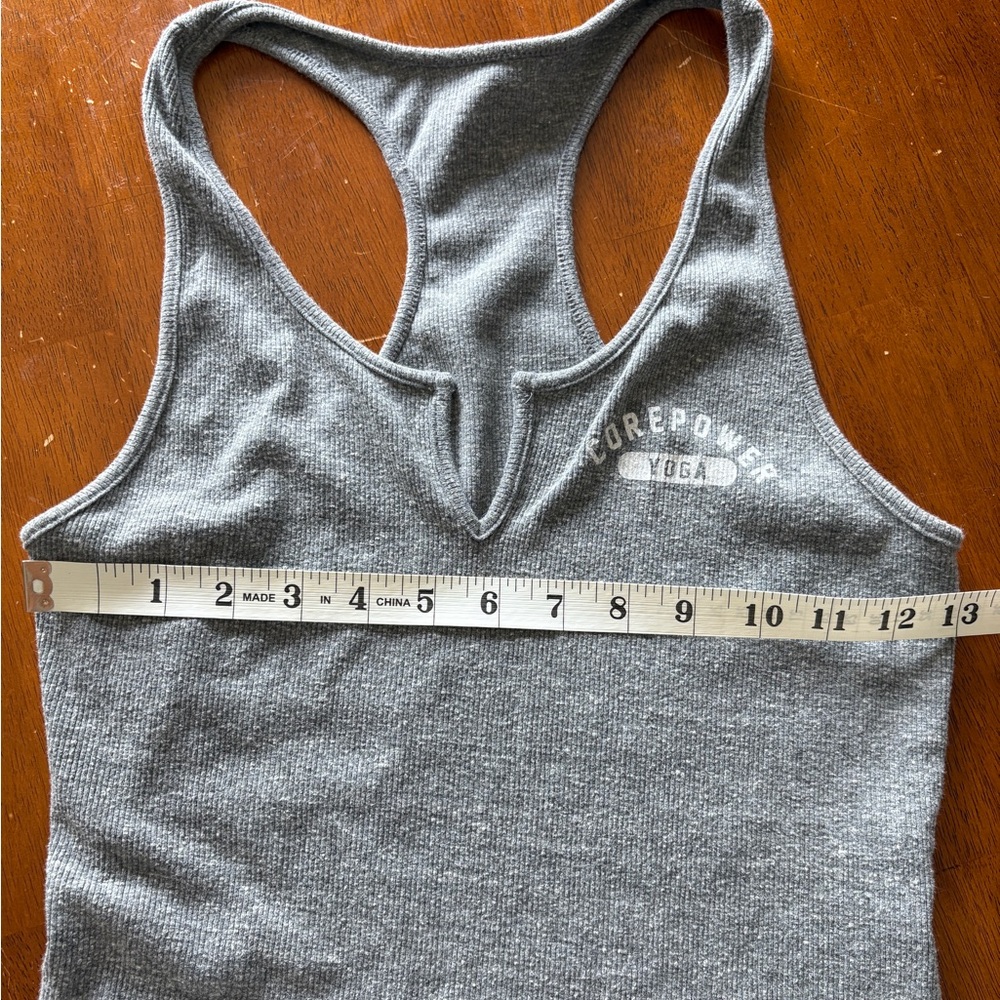Core Power Yoga Gray Women's Crop Top